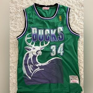 Ray Allen Jersey - XL - Milwaukee Bucks Throwback